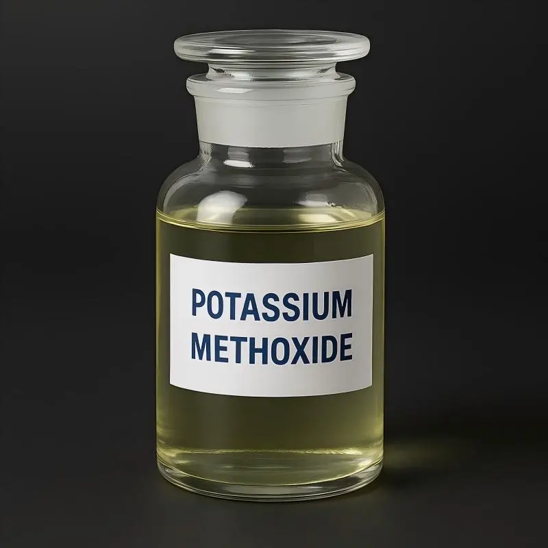 potassium methoxide liquid, KOMe catalyst, biodiesel catalyst, transesterification solution, industrial chemical sample